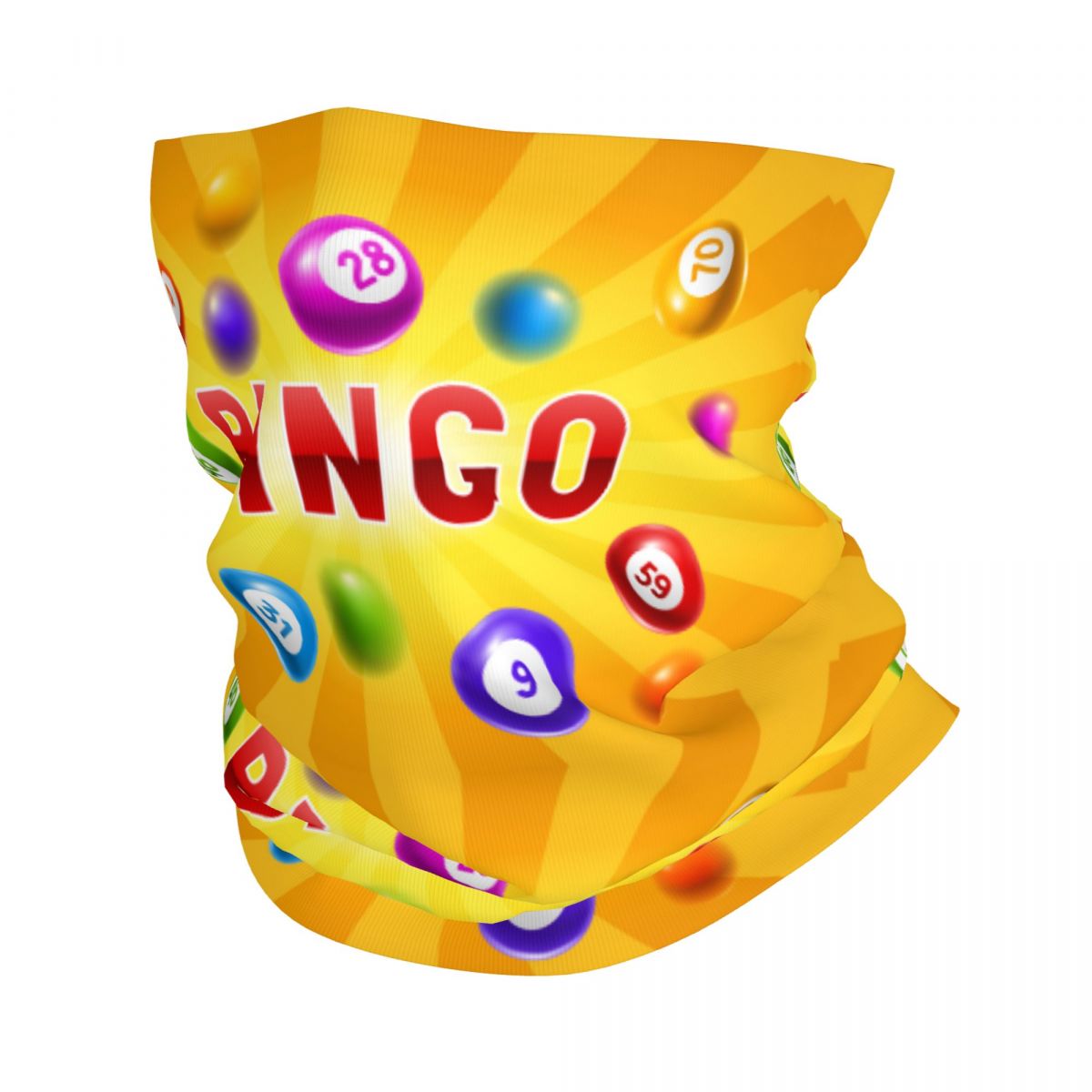 Neck Warmer Tube - Niestandardowa, modna bandana bingo, ocieplacz na