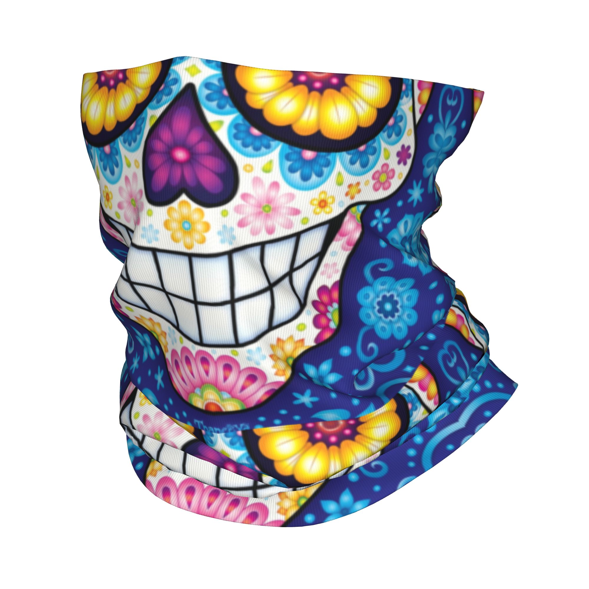 Neck Warmer Tube - Opaska na głowę z motywem czaszki