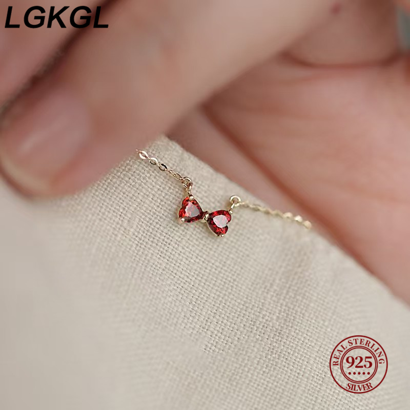 Tie Clip Silver - Naszyjnik damski LGKGL Korean Sweet 5A
