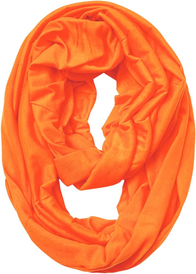 Infinity Scarf Knit - Miękki, lekki szalik nieskończoności w jednolitych
