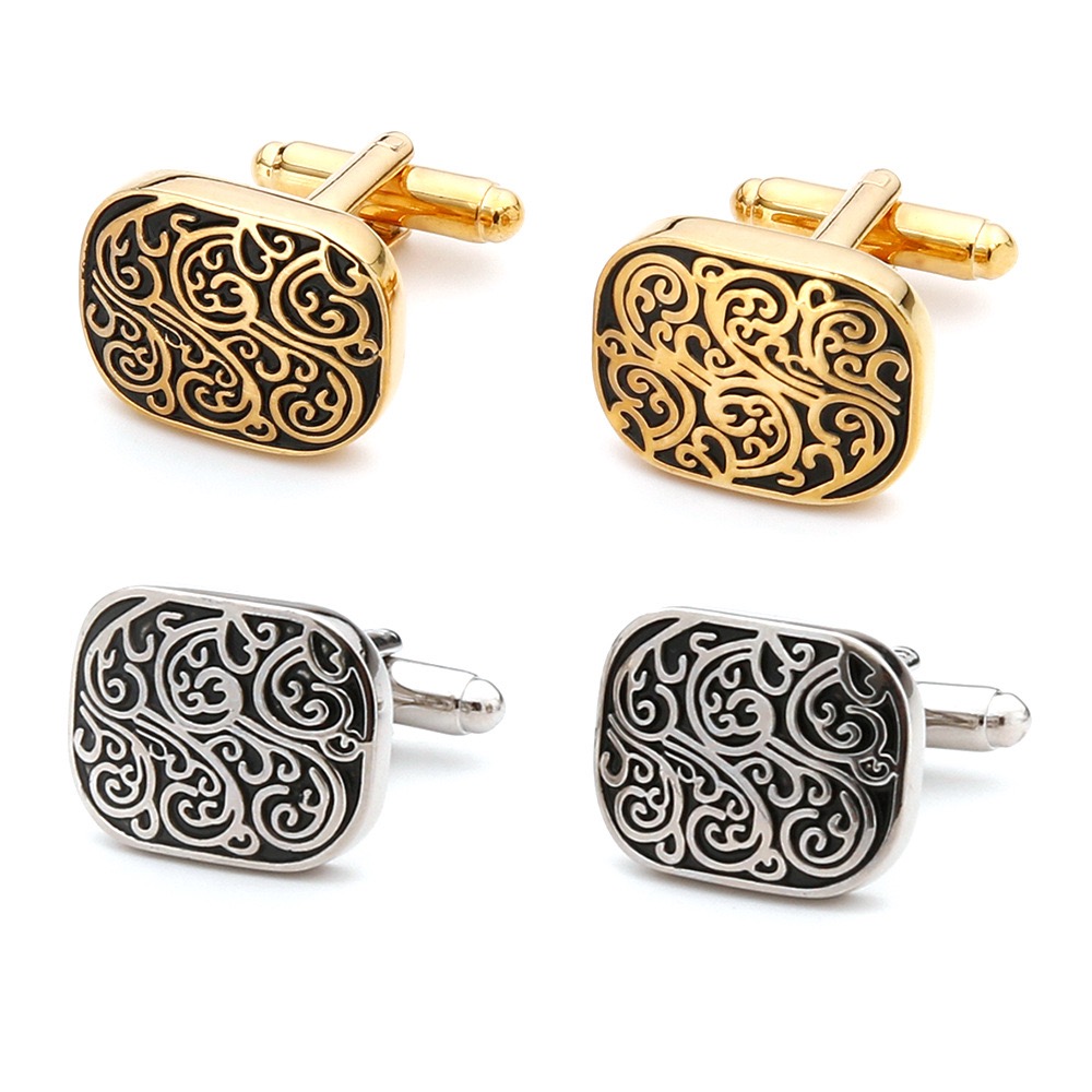 Tie Clip Silver - Wysokiej jakości złote spinki do mankietów