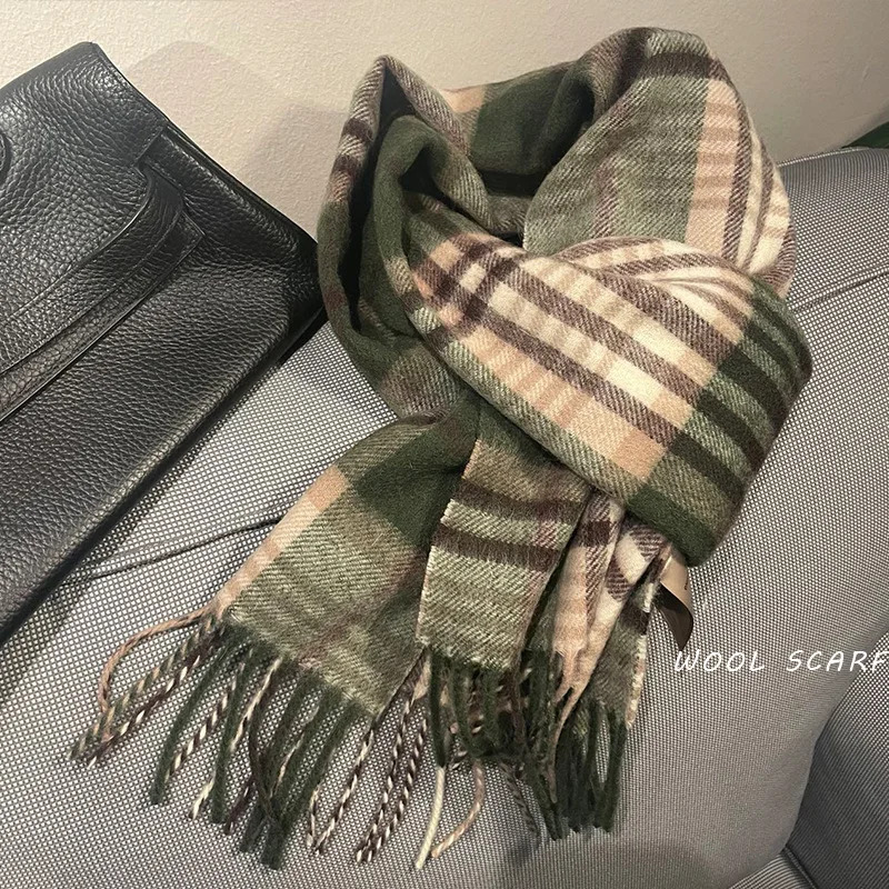 Muffler Men Wool - Wysokiej jakości szalik męski ze 100%