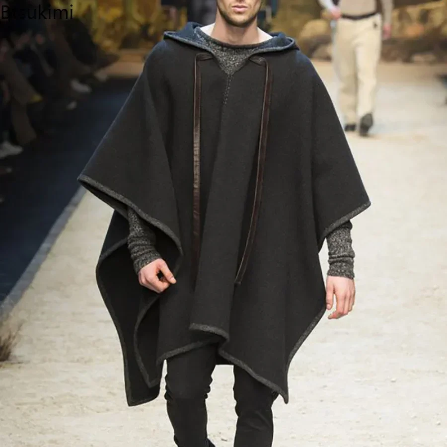 Muffler Men Wool - Nowy 2025 męski jesienno-zimowy szal kurtki