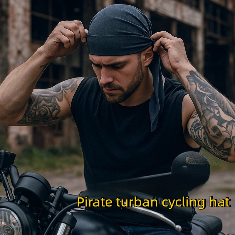 Bandana Doo Rag - Męska szybkoschnąca bandana piracka, oddychająca podszewka