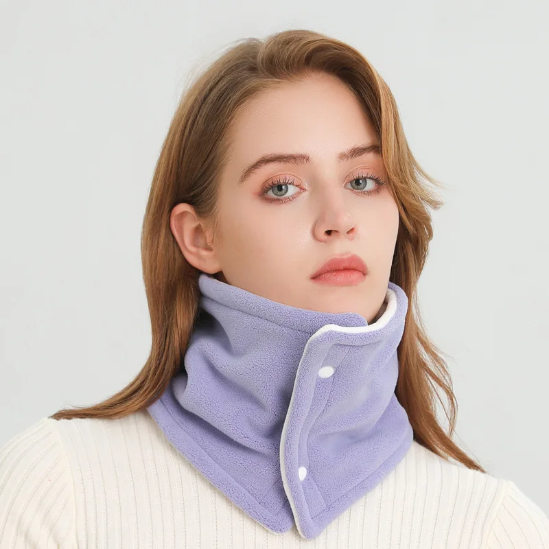 Infinity Scarf Knit - Pluszowy gruby szalik na szyję Kobiety