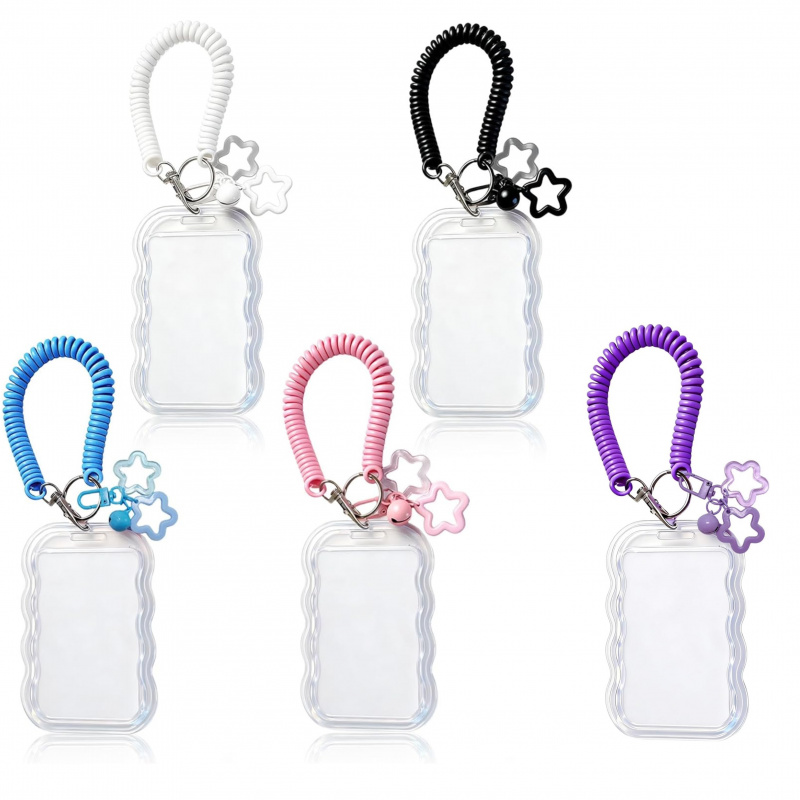 Lanyard Badge Holder - Unikalny etui na identyfikator z falistym