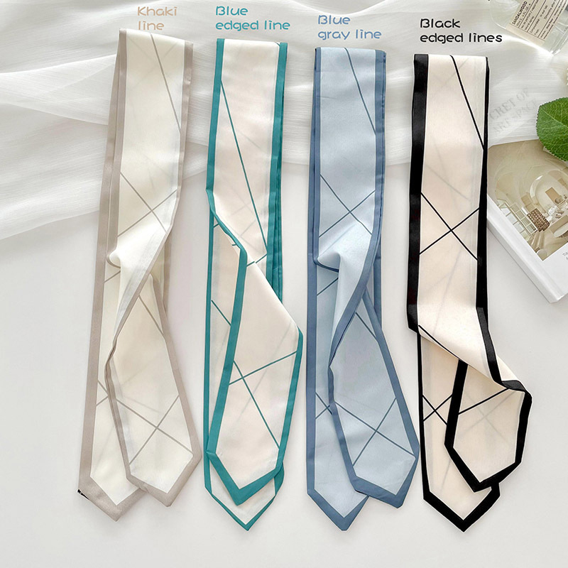 Head Wrap Turban - Luksusowa koreańska taśma dekoracyjna z diagonalu,