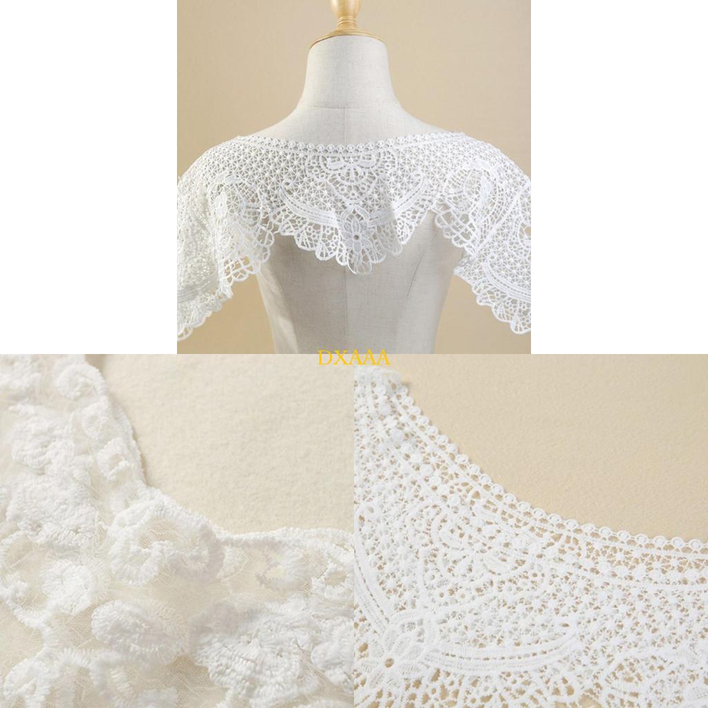 Stole Wedding Shawl - DXAA kobiety haft kwiatowy koronkowy szal
