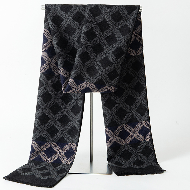 Muffler Men Wool - Projektant marki Plaid zimowy męski szalik