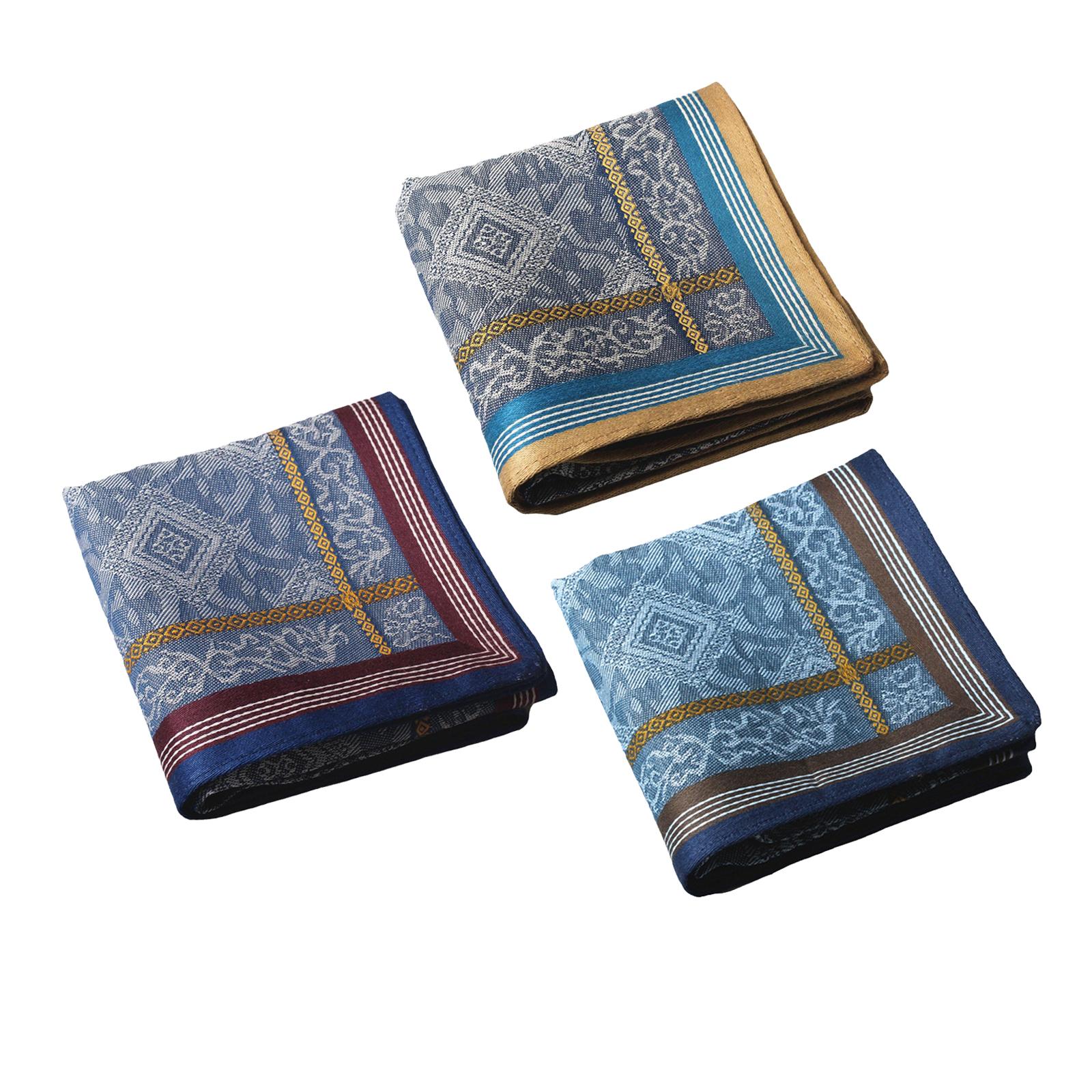 3x Męskie chusteczki do kiesze – Handkerchief Cotton Men recenzja i cena