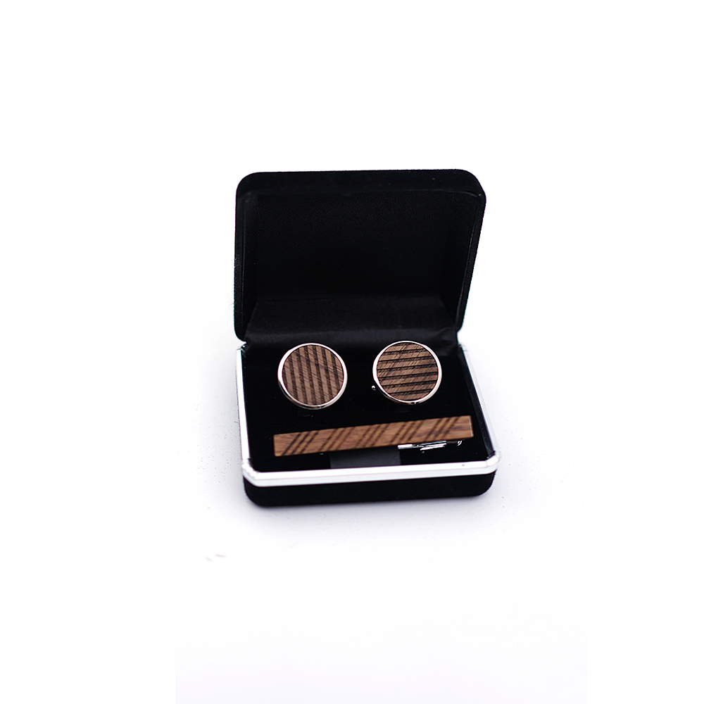 Wysokiej jakości drewniane spi – Tie Bar Set Gift recenzja i cena