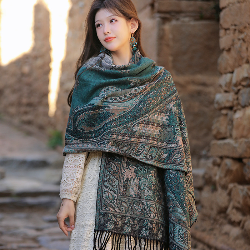 Damska dwustronna szal-pashmin – Pashmina Wrap Large recenzja i cena