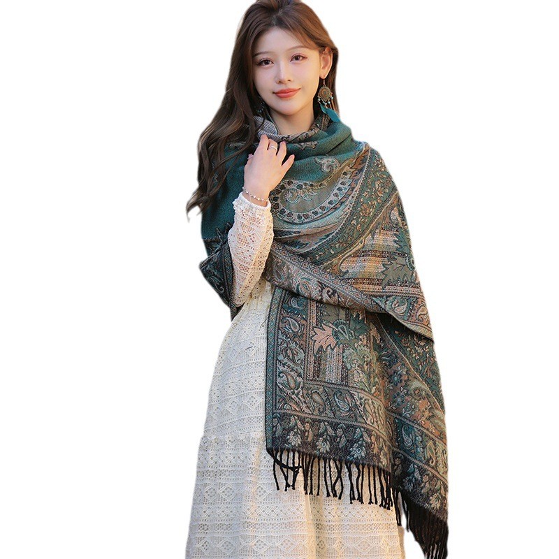Damska dwustronna szal-pashmin – Pashmina Wrap Large recenzja i cena