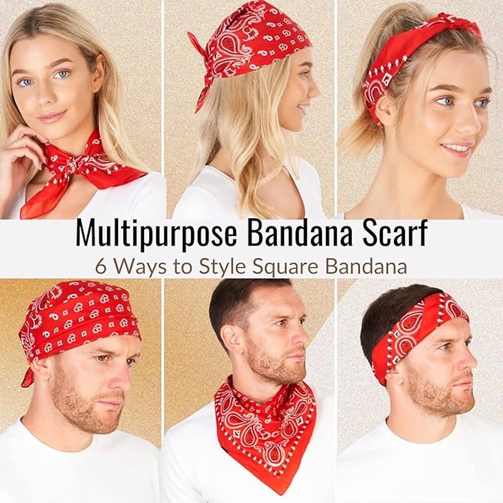 Unisexowa bandana/opaska na wł – Handkerchief Cotton Men recenzja i cena