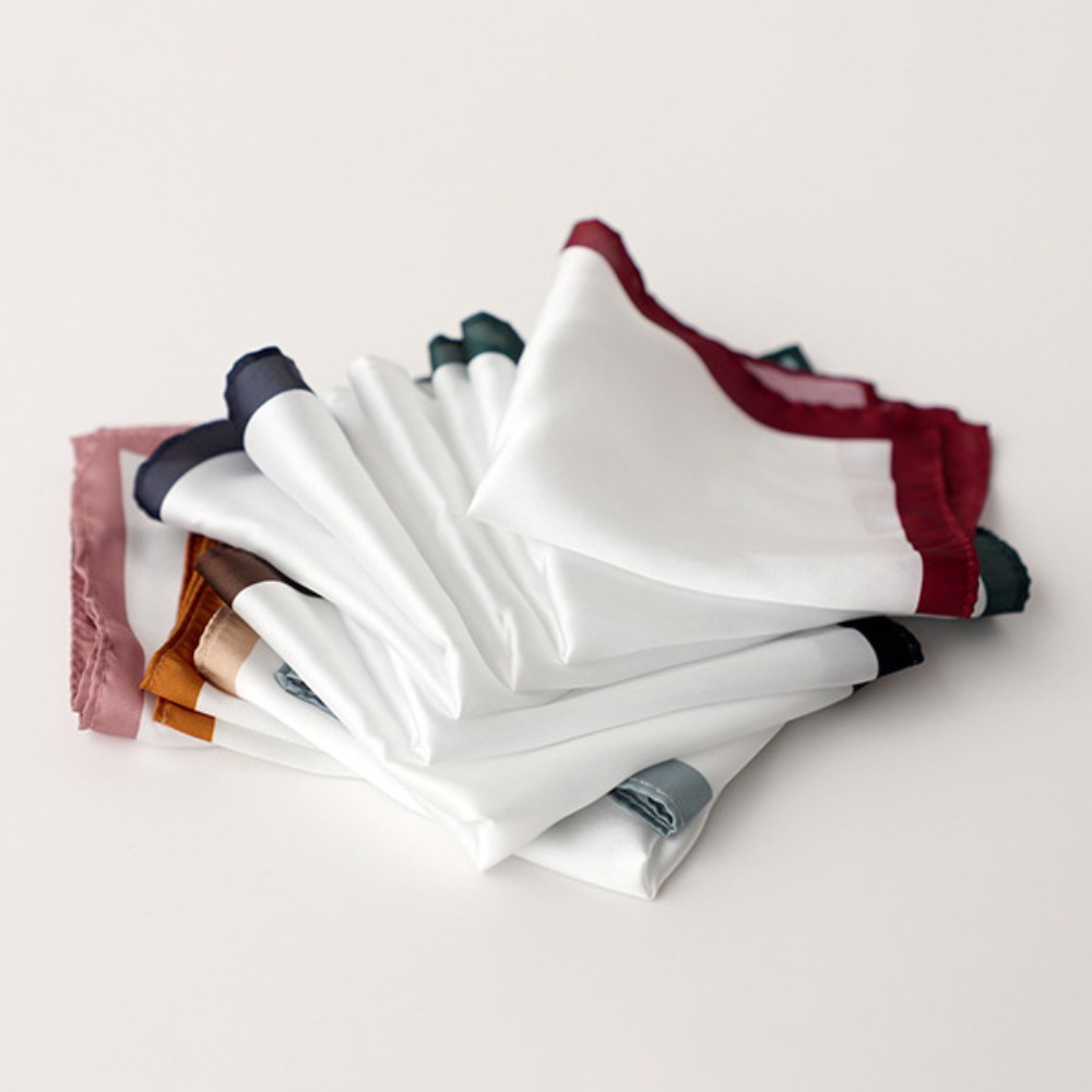Koreańska męska chusteczka do  – Pocket Square Set recenzja i cena