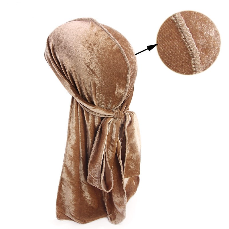 Nowa luksusowa męska aksamitna – Bandana Doo Rag recenzja i cena