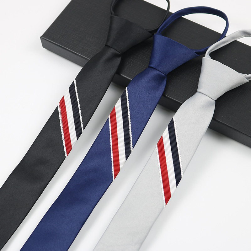 HUISHI męski krawat na zamek b – Skinny Tie Men recenzja i cena