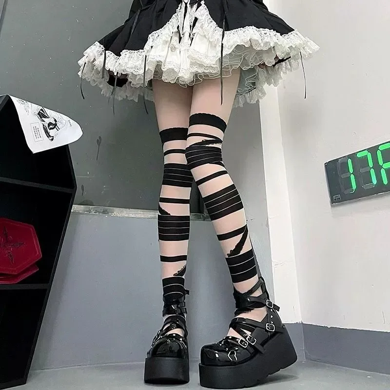1/2 pary Lolita krzyżowe wiąza – Silk Tie Striped recenzja i cena