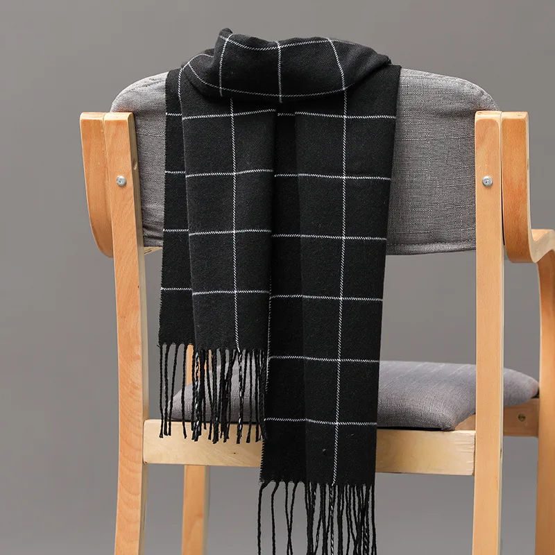 2023 Nowy zimowy szalik męski  – Muffler Men Wool recenzja i cena