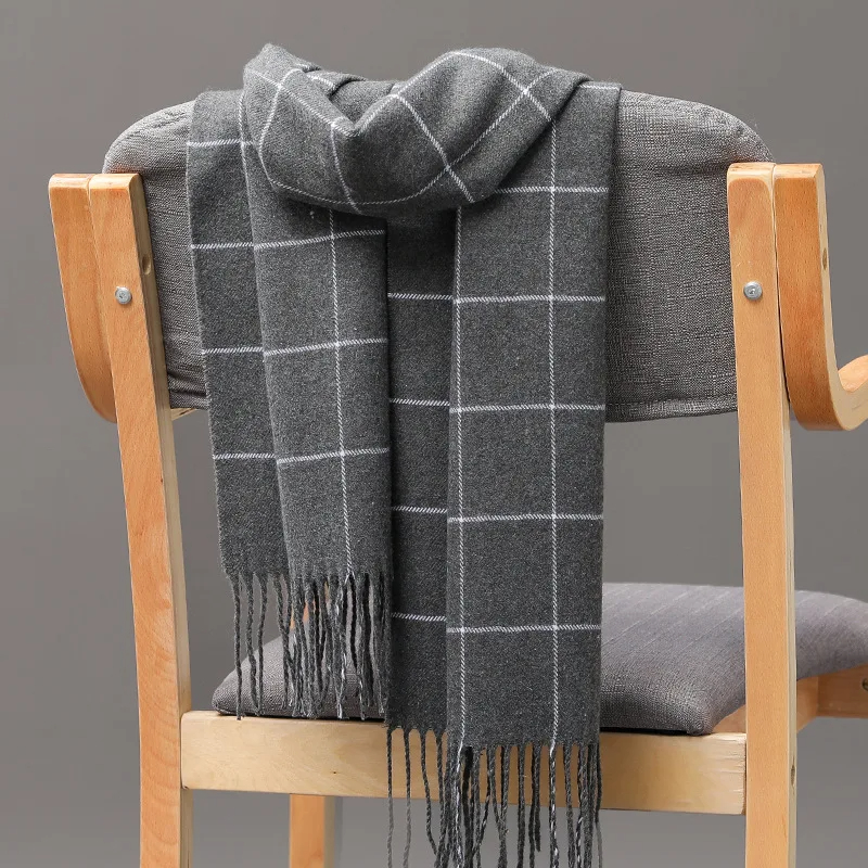 2023 Nowy zimowy szalik męski  – Muffler Men Wool recenzja i cena