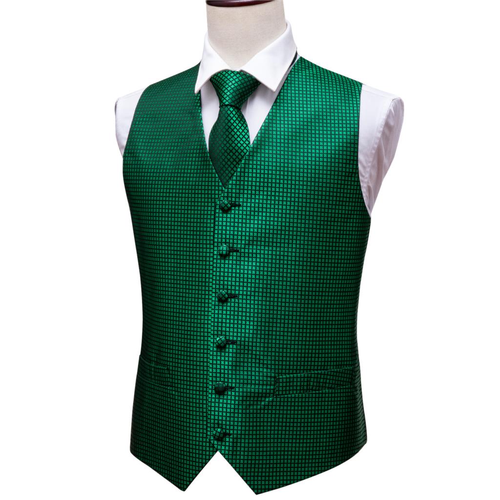 Zielony garnitur kamizelka męż – Silk Tie Striped recenzja i cena