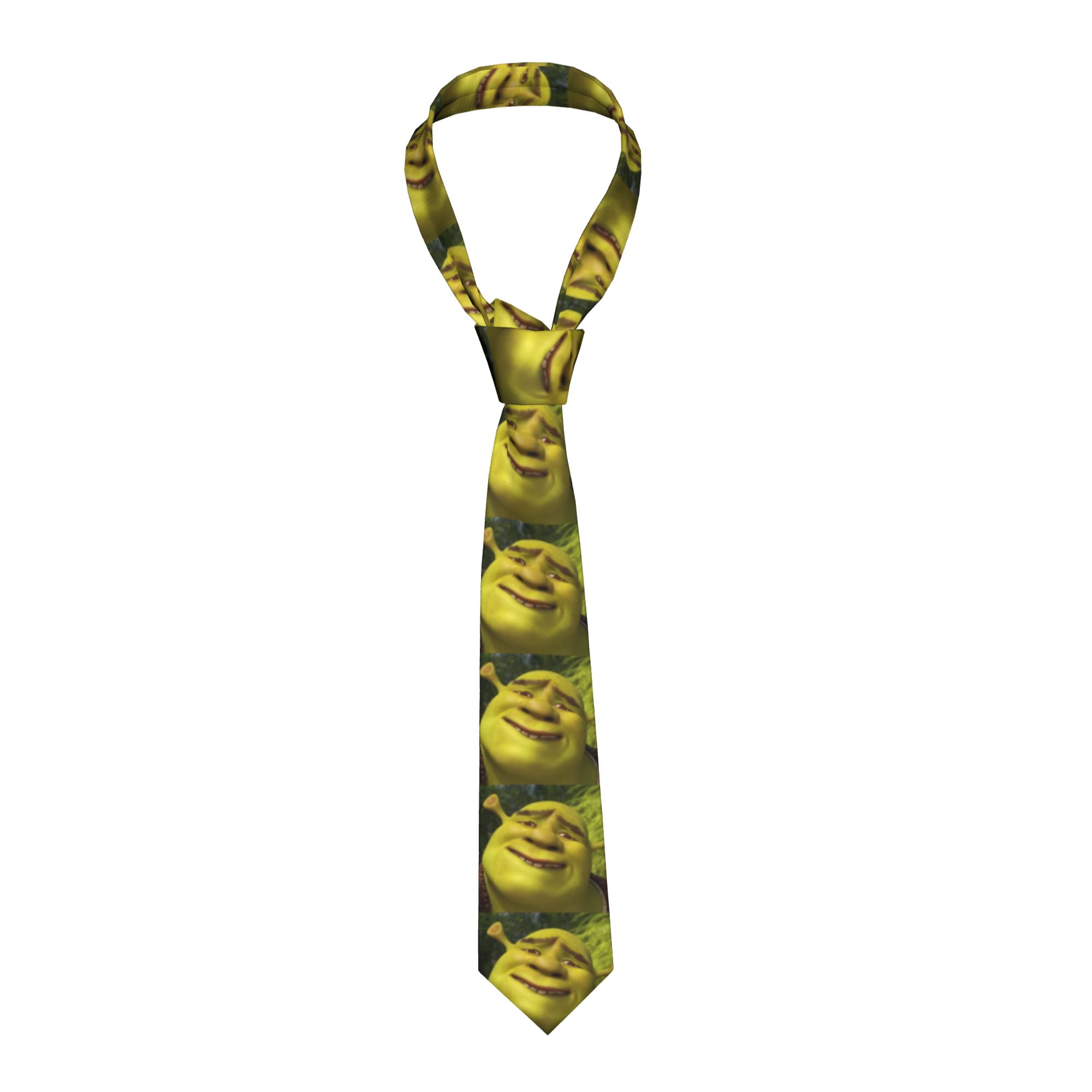 Krawaty męskie Shrek Memy Anim – Skinny Tie Men recenzja i cena