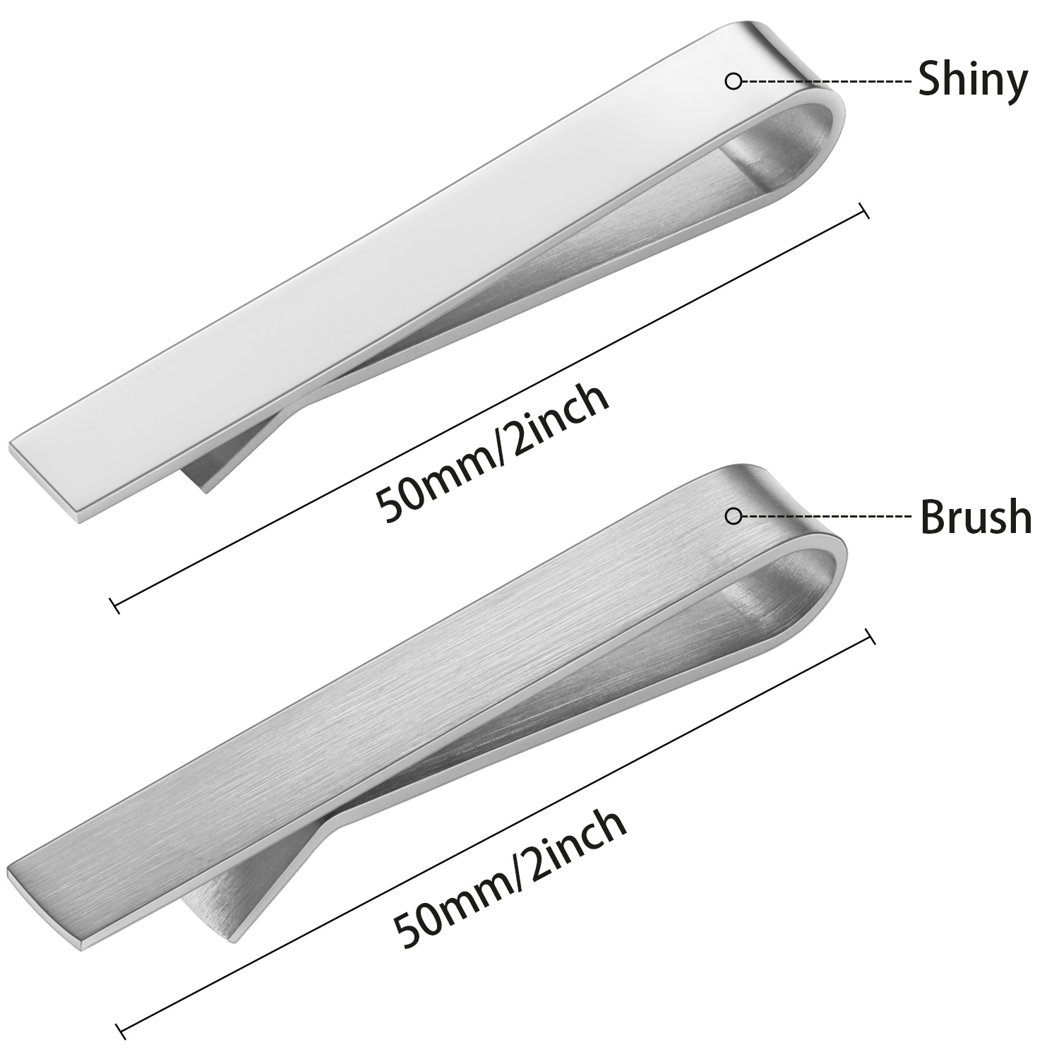 HAWSON 2 w błyszczące i brushT – Tie Bar Set Gift recenzja i cena