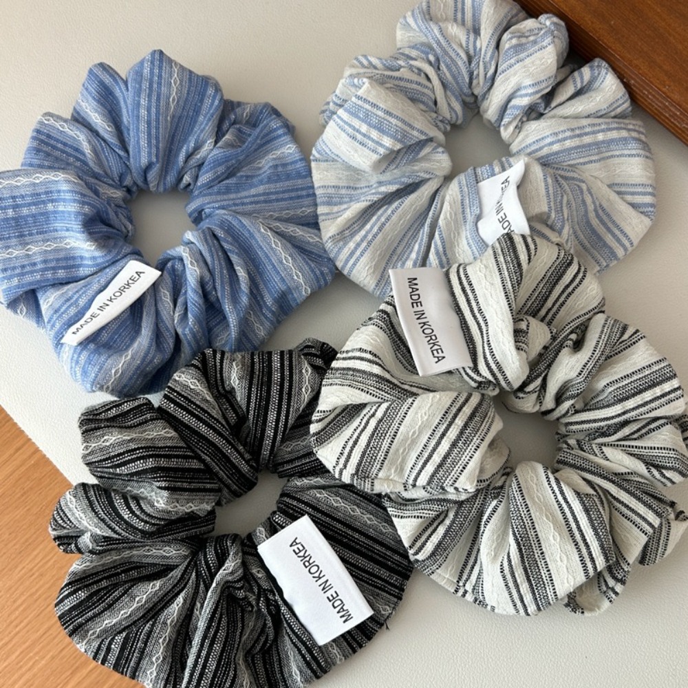 Gumki do włosów w paski w styl – Silk Tie Striped recenzja i cena