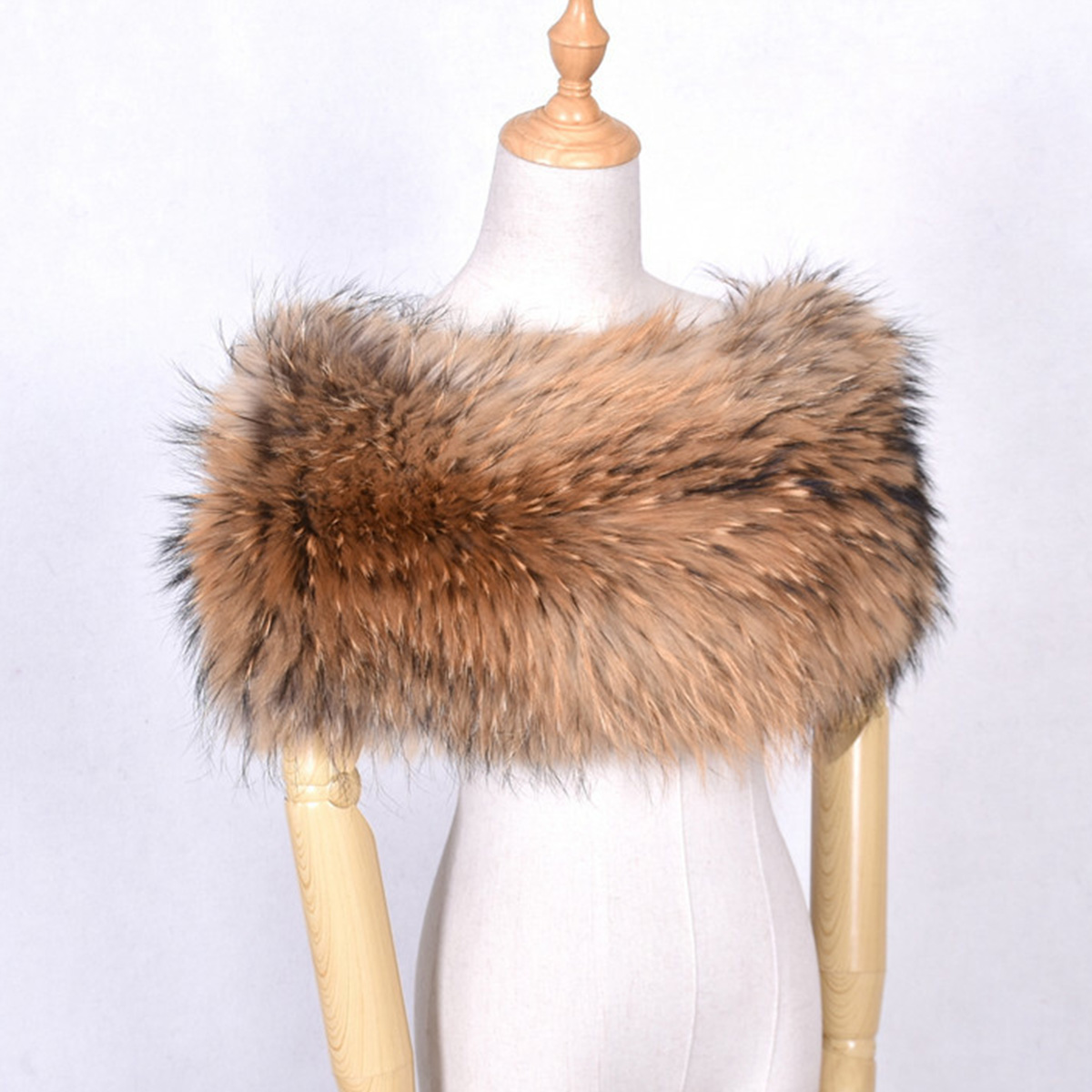 Naturalny futrzany szal ślubny – Stole Wedding Shawl recenzja i cena