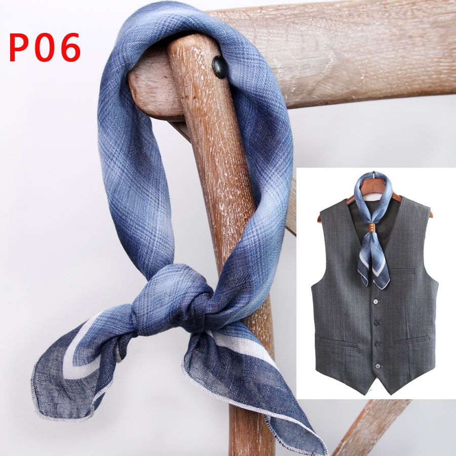 Męski kwadratowy szalik z guzi – Scarf Silk Square recenzja i cena