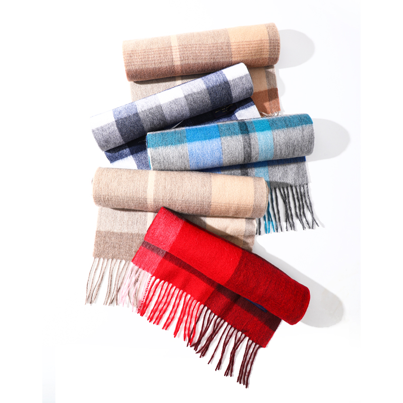 Damska ciepła klasyczna krata  – Muffler Men Wool recenzja i cena