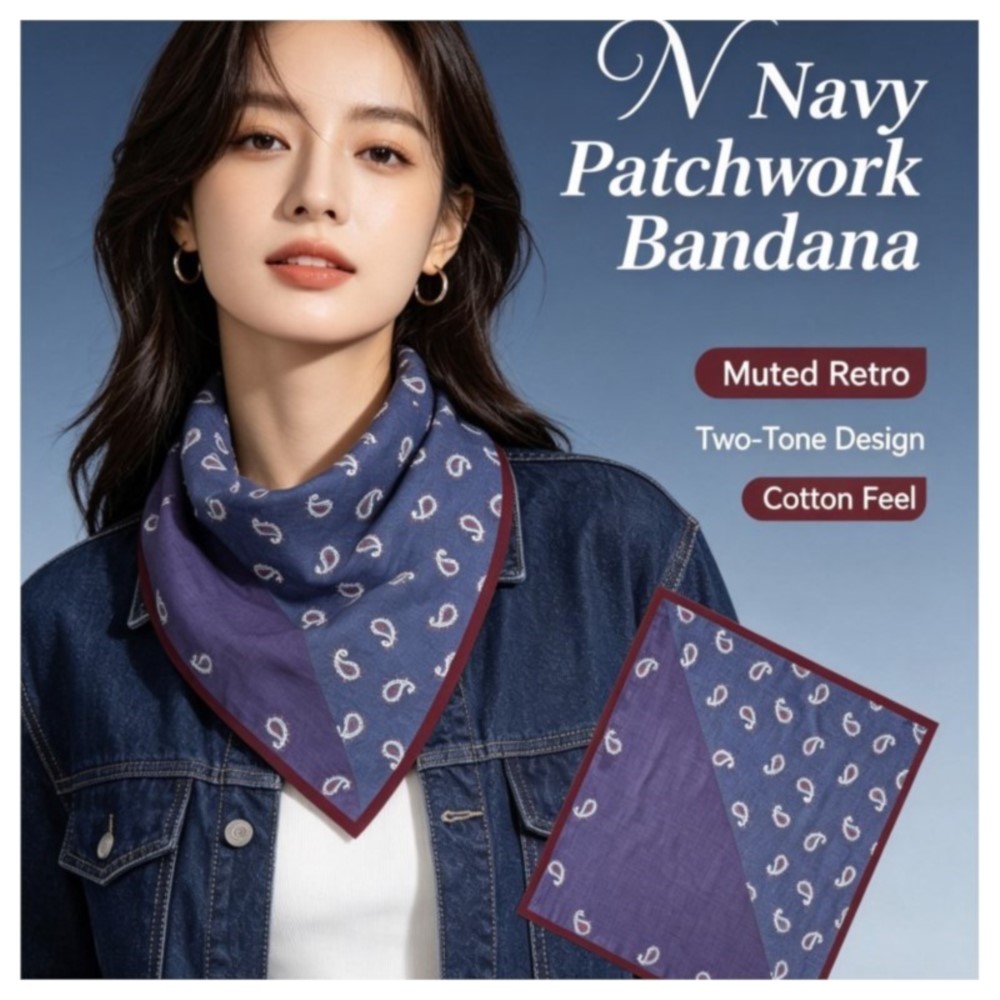 Chusta kwadratowa w stylu retr – Bandana Cotton recenzja i cena