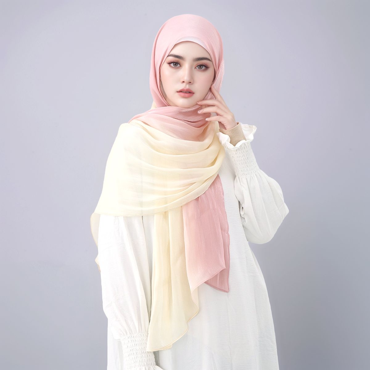 Gradientowy, połyskujący jedwa – Head Wrap Turban recenzja i cena