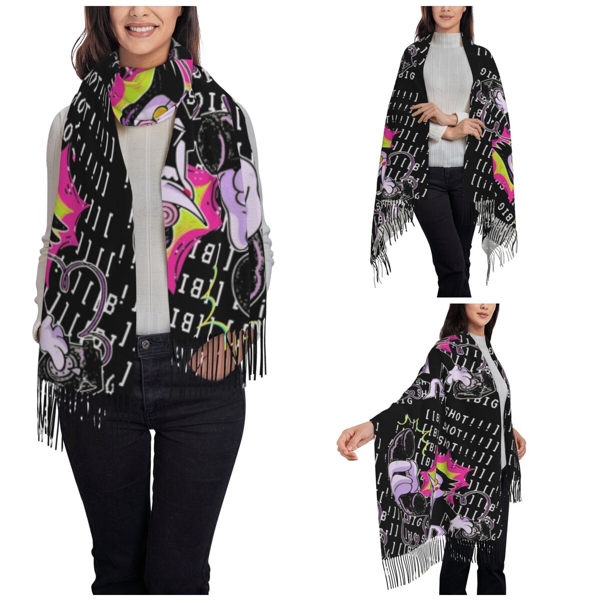Szal Deltarune dla Kobiet Zimo – Pashmina Wrap Large recenzja i cena