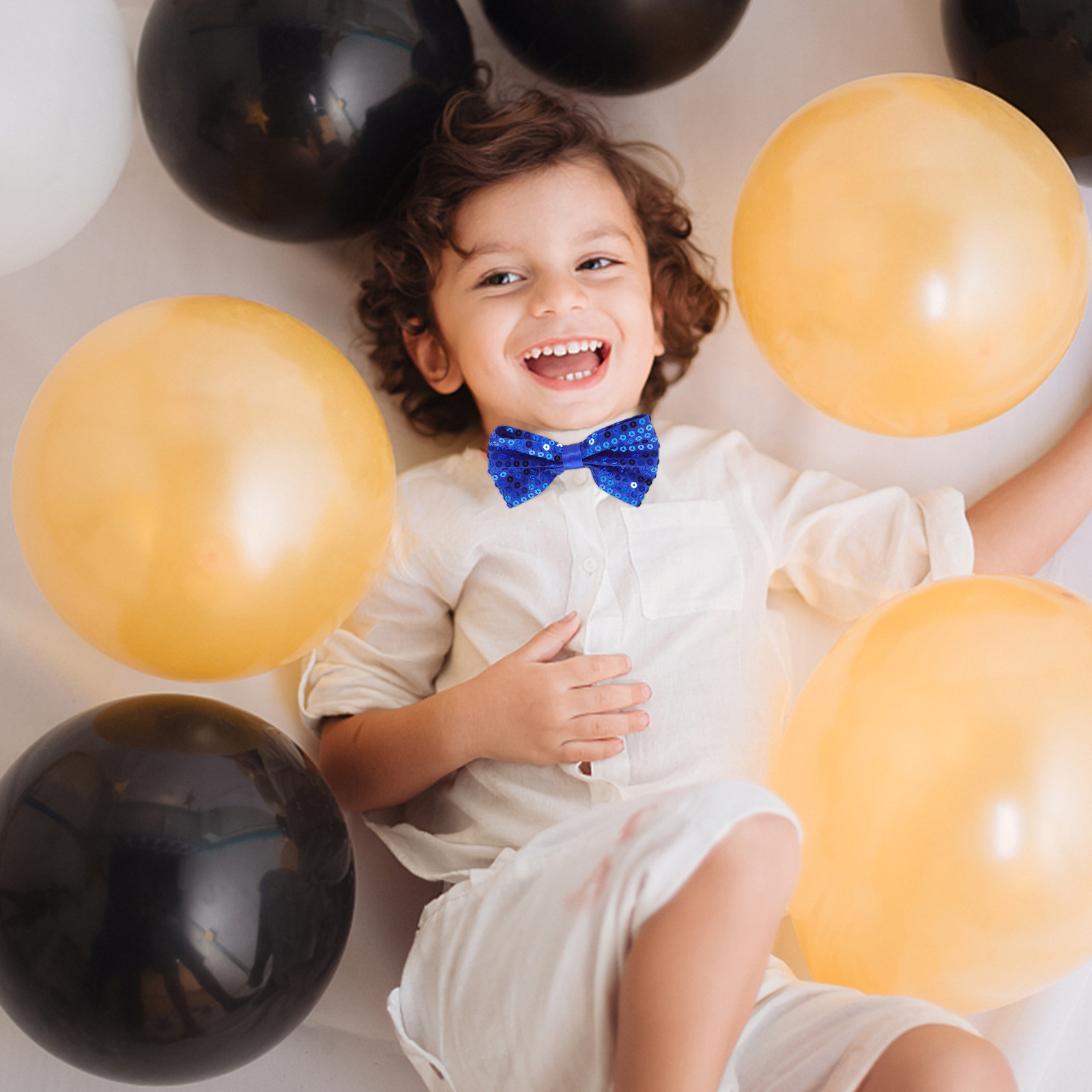 5 szt. Dziecięce cekinowe much – Bow Tie Pre Tied recenzja i cena