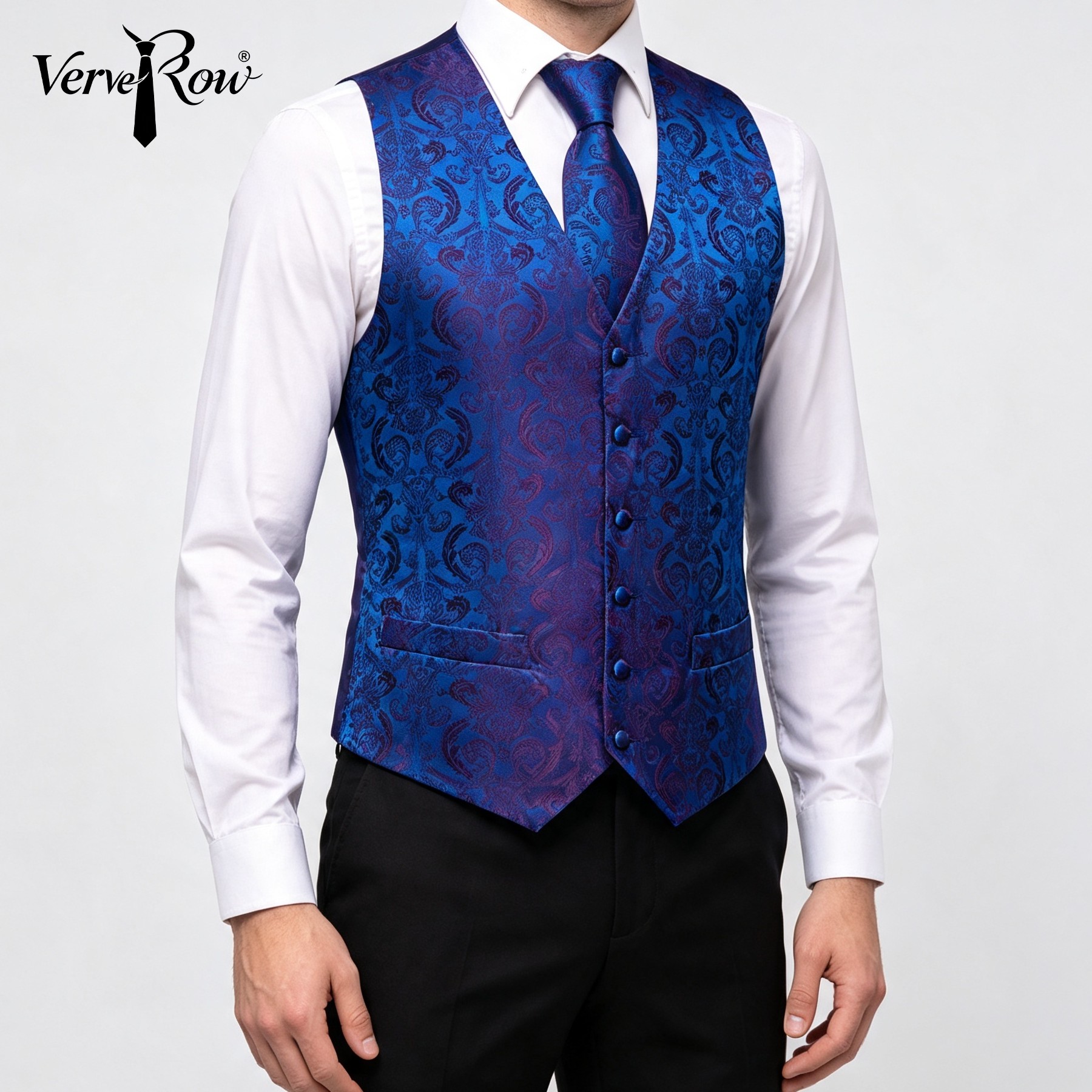 Zestaw: Kamizelka, krawat, pos – Pocket Square Set recenzja i cena