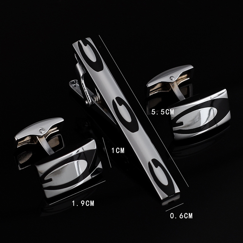 Męskie krawaty Spinki do manki – Tie Bar Set Gift recenzja i cena
