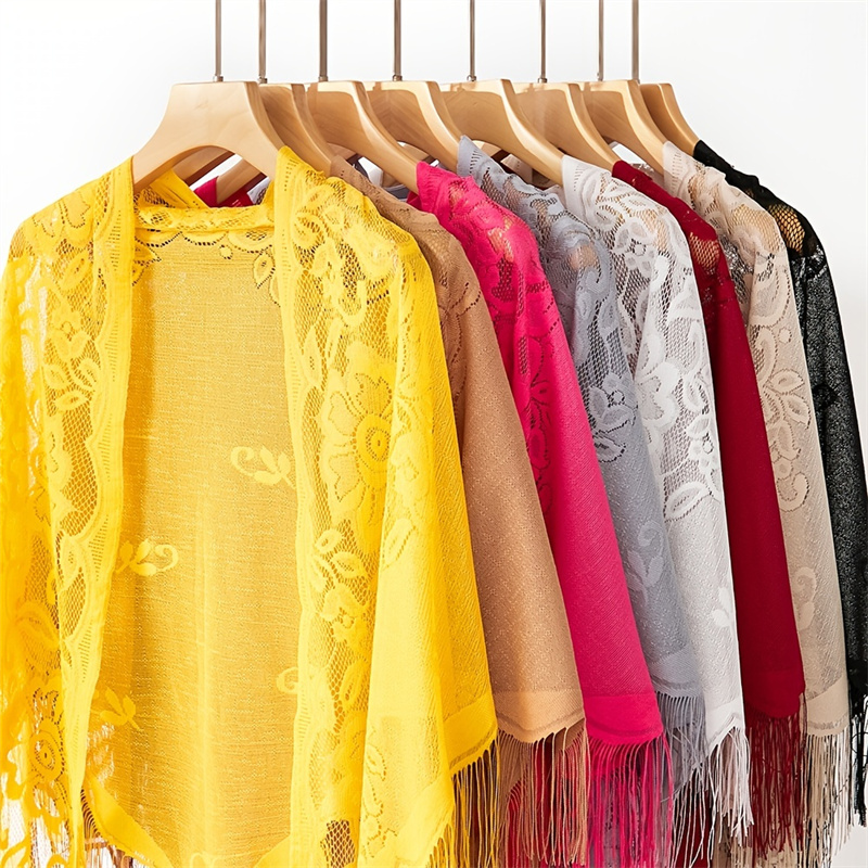 Nowe zdobienie duży szal szal  – Stole Wedding Shawl recenzja i cena
