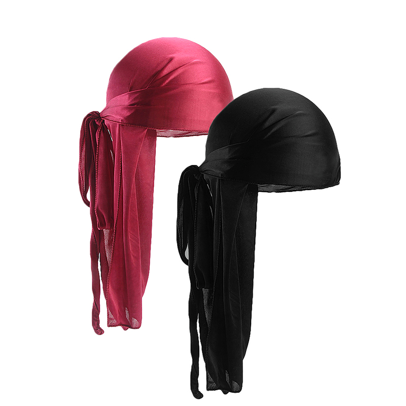 2 szt Silky Satin Durags dla m – Bandana Doo Rag recenzja i cena