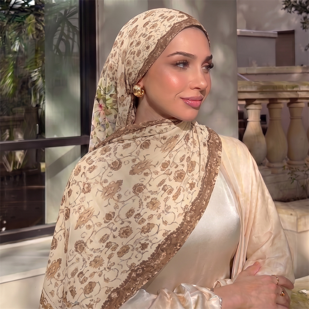 Hidżab w stylu vintage z kwiat – Head Wrap Turban recenzja i cena