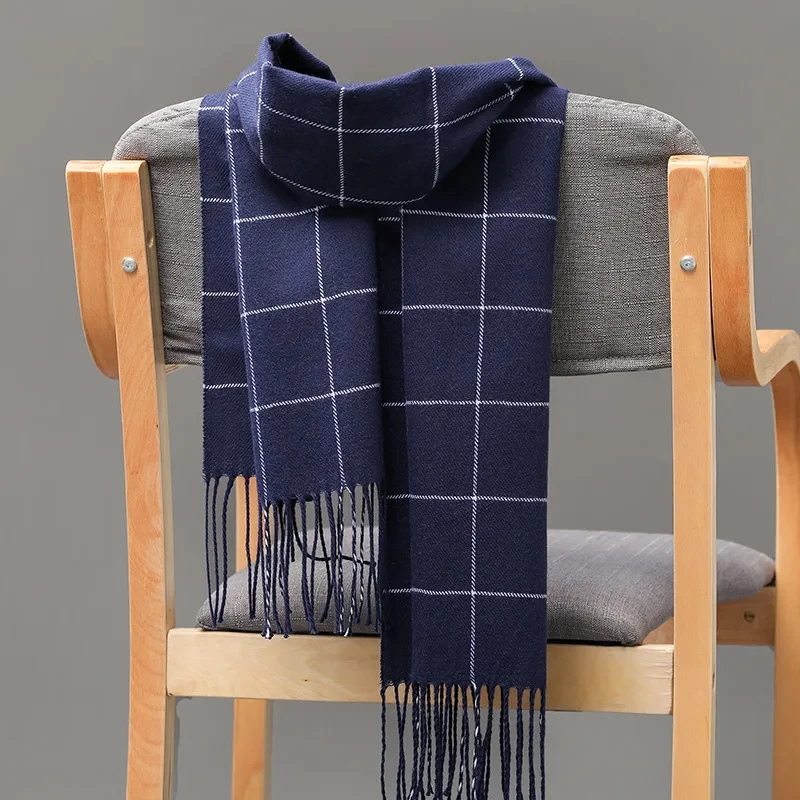 2024 Nowy zimowy szalik męski  – Muffler Men Wool recenzja i cena